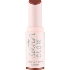 Satin Glow 06 Deja-Brew Luminous Shine Lipstick|Essence New