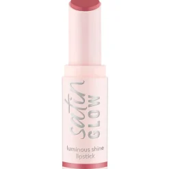 Essence Satin Glow 03 Rose And Shine Luminous Shine Lipstick< Lipmake-Up