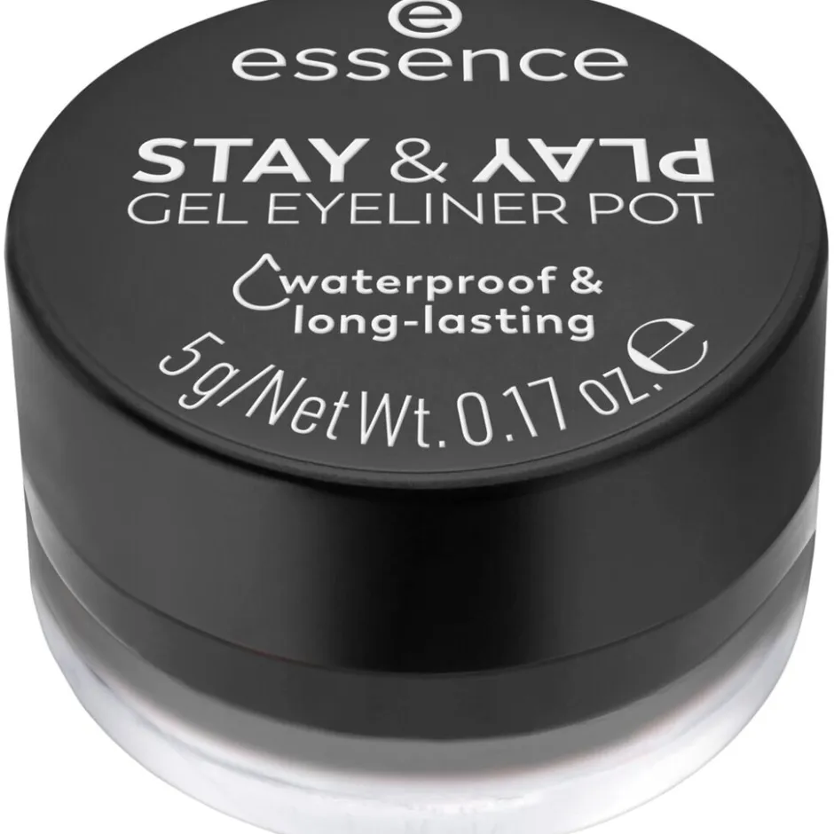 Essence Stay & Play 01 Black Gel Eyeliner Pot< Eyeliner