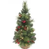 Everyday Pine Cone & Berry miniatuur kunstkerstboom< Kerstartikelen