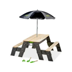 EXIT Toys EXIT Aksent zand-, water- en picknicktafel (2 bankjes)< Zandbakken|Waterspeelgoed