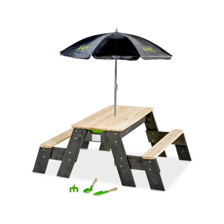EXIT Toys EXIT Aksent zand-, water- en picknicktafel (2 bankjes)< Zandbakken|Waterspeelgoed