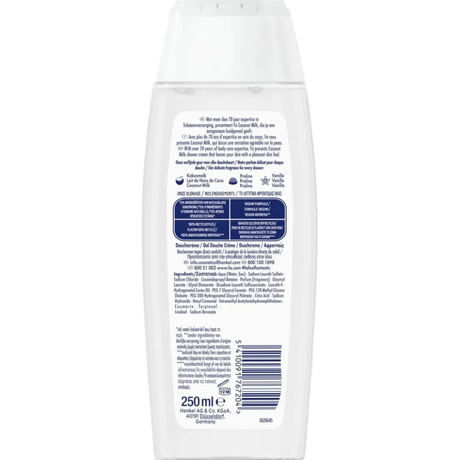 Fa Coconut Milk Douchecrème< Douchecrème|Douchegel
