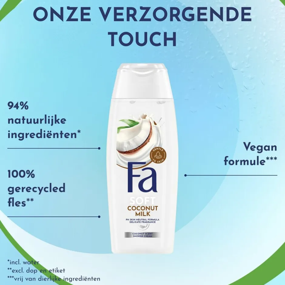Fa Coconut Milk Douchecrème< Douchecrème|Douchegel
