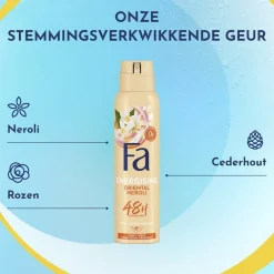 Fa Energising Oriental Neroli Deodorant Spray< Deospray