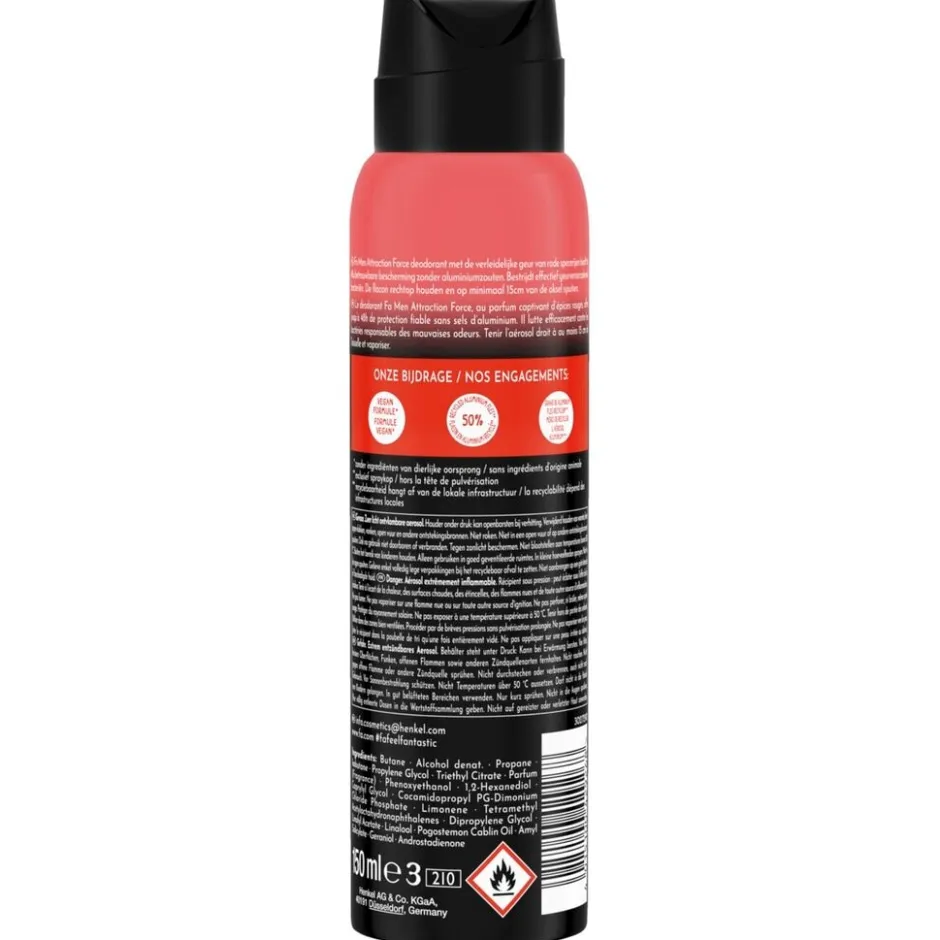 Men Attraction Force Deodorant & Bodyspray|Fa Online