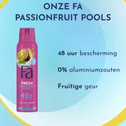 Passion Fruit Pools Deodorant Spray|Fa New