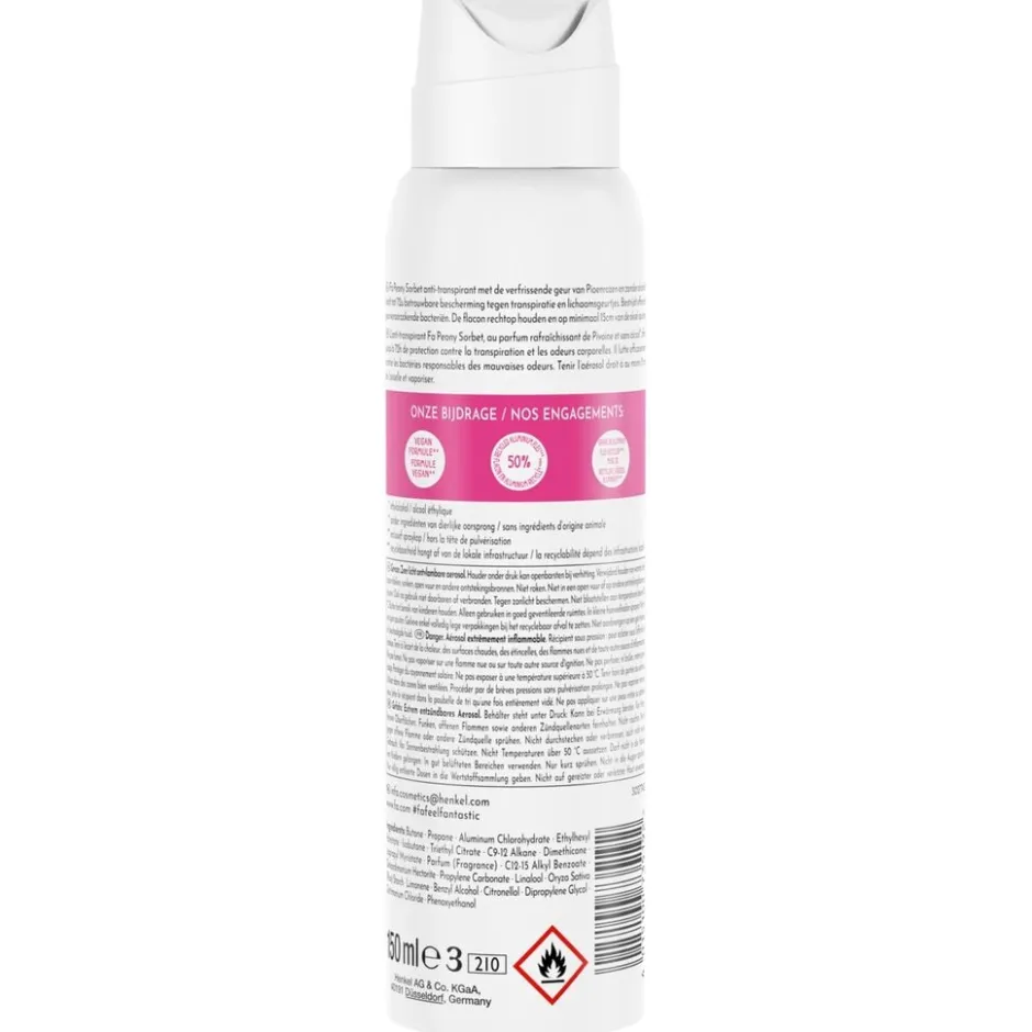 Peony Sorbet Antitranspirant Spray|Fa Best