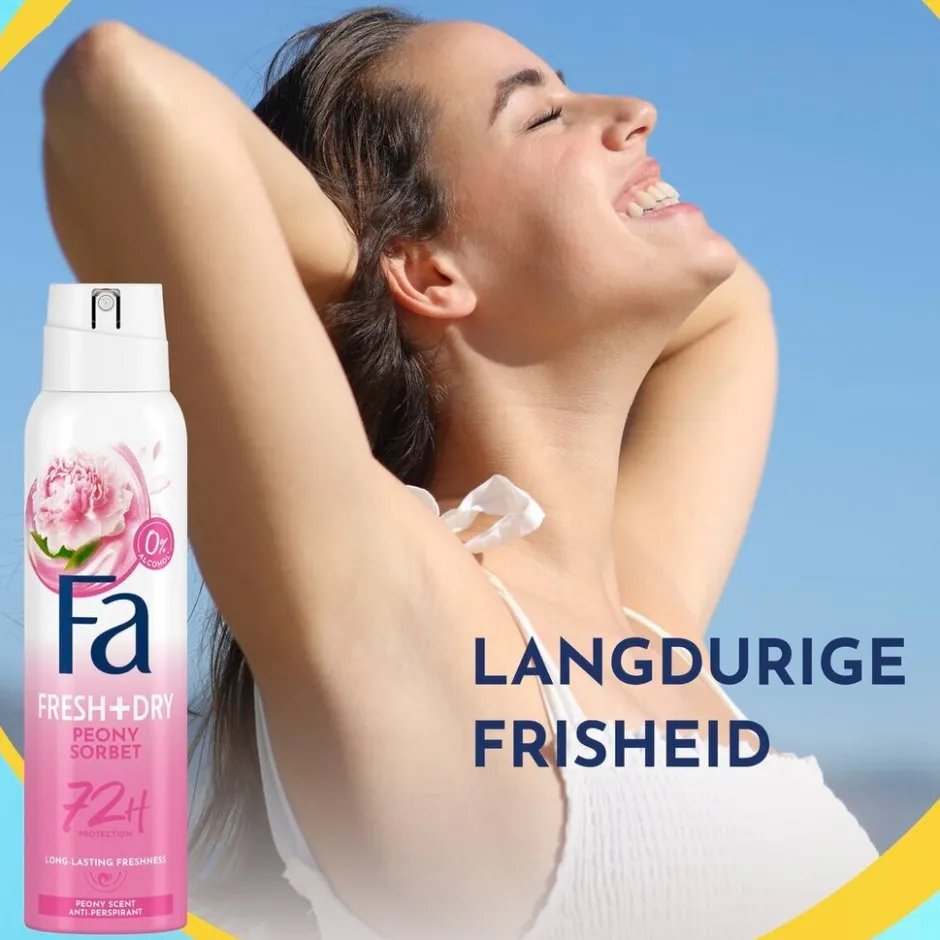 Peony Sorbet Antitranspirant Spray|Fa Best