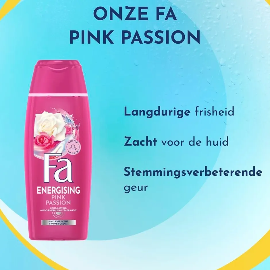 Fa Pink Passion Douchegel< Douchegel