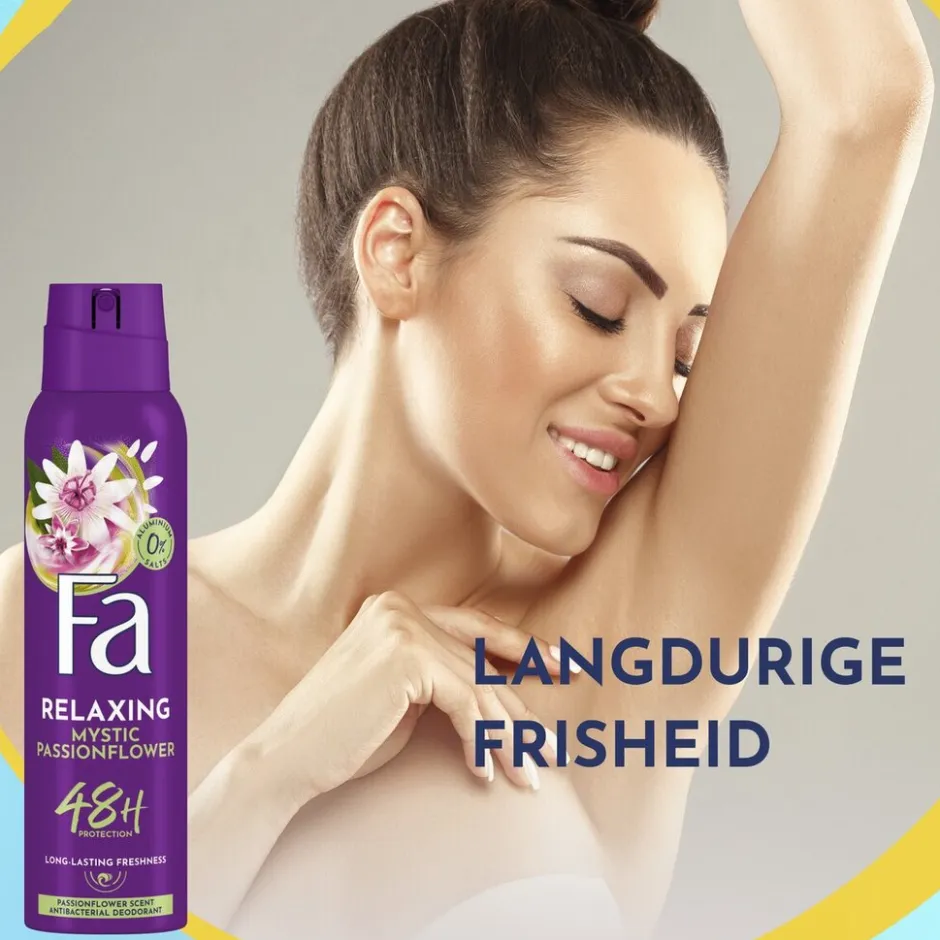 Fa Relaxing Mystic Passion Flower Deodorant Spray< Overmatig Transpireren|Deostick
