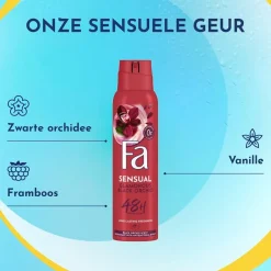 Fa Sensual Glamorous Black Orchid Deodorant Spray< Deospray