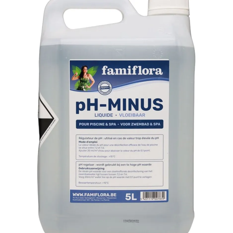 Famiflora pH-minus vloeibaar 10L om pH-waarde te verlagen<DAMES Damesparfum