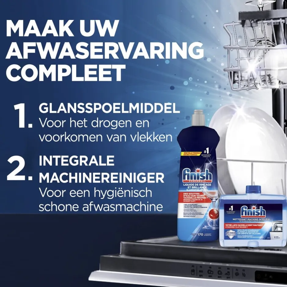 Integrale Vaatwasmachinereiniger|Finish