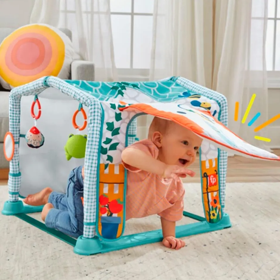 Fisher Price 3-In-1 Kruipen en Spelen Activiteitenspeelmat< Speelkleden En Babygyms|Interactief Speelgoed