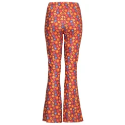 Flared Damesbroek met Bloemenprint|Overig Discount