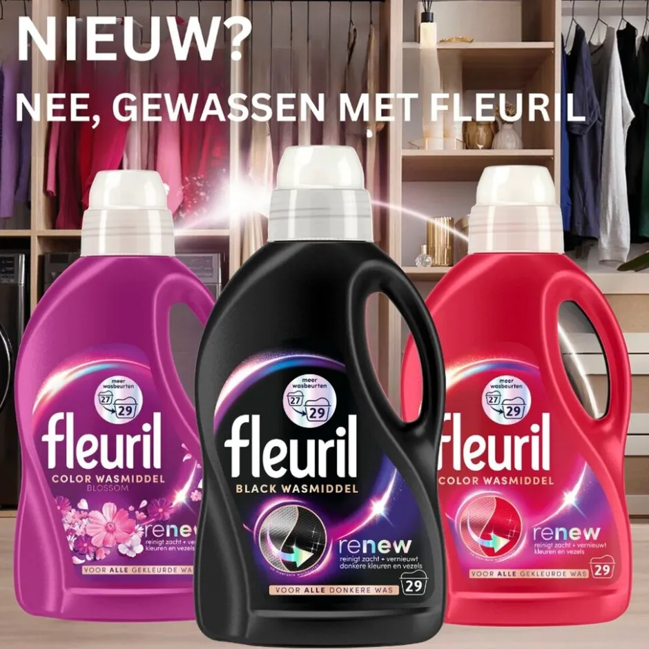 Renew Black Vloeibaar Wasmiddel|Fleuril Outlet