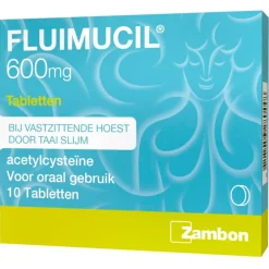 Fluimucil 600mg Tabletten< Luchtwegen