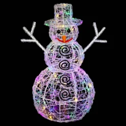 Fééric Lights and Christmas verlichte 3D-sneeuwpop< Kerstartikelen