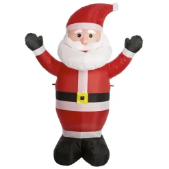 Fééric Lights and Christmas Opblaasbare kerstman H 120cm< Kerstartikelen