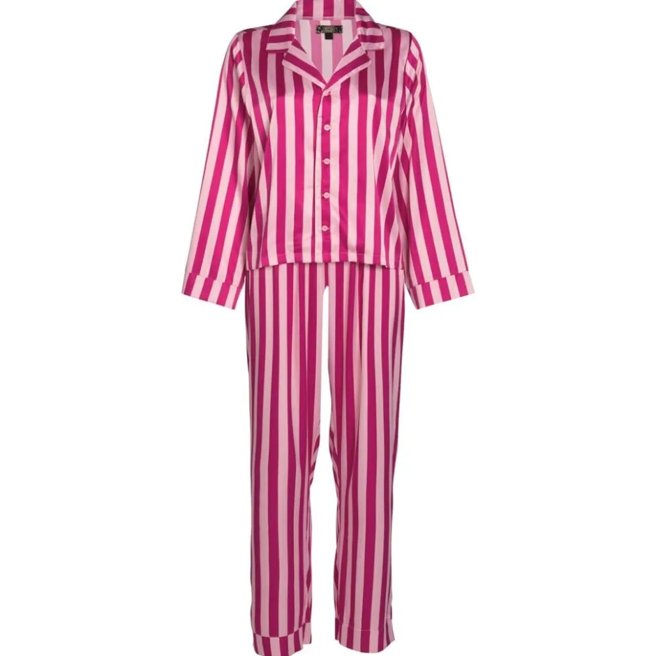 From PB With Love Gestreepte Satijnen Pyjama|Patty Best