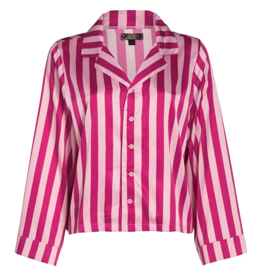 From PB With Love Gestreepte Satijnen Pyjama|Patty Best