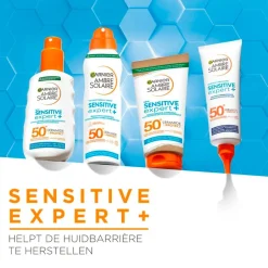 Garnier Ambre Solaire Kids Sensitive Expert+ SPF50+ Zonbeschermende Mist< Baby Zonnebrand|Zonnebrand