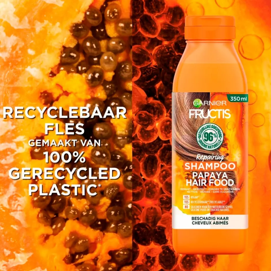 Fructis Garnier Papaya Hair Food Shampoo< Shampoo