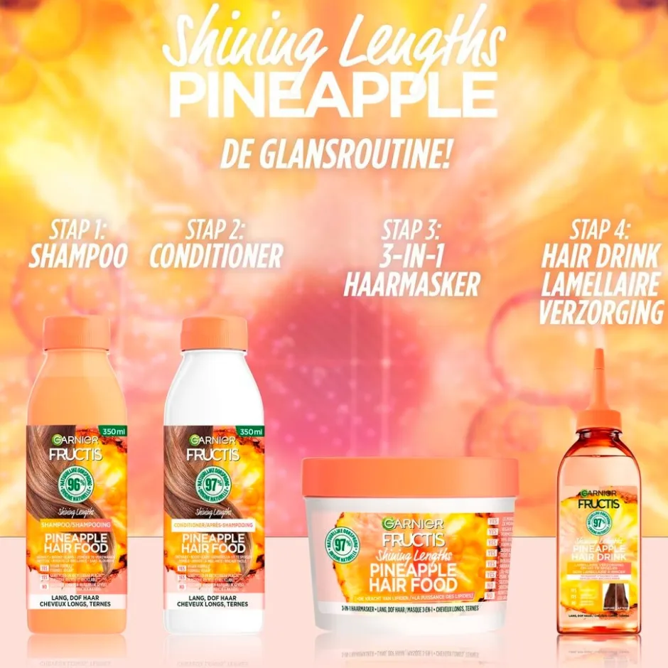 Garnier Pineapple Hair Drink Lamelairre Verzorging|Fructis Best