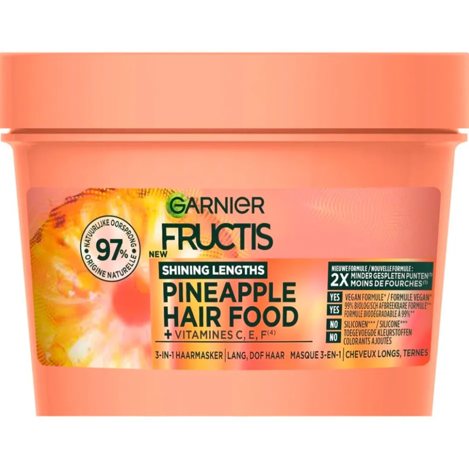 Garnier Pineapple Hair Food 3-In-1 Haarmasker|Fructis Clearance
