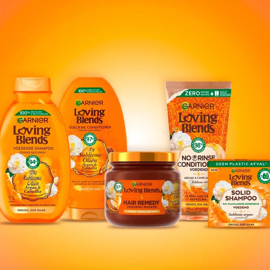 Garnier Argan & Cameliaolie Haarmasker|Loving Blends Outlet