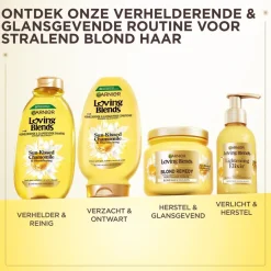 Garnier Blond Remedy Sun-Kissed Chamomile & Bloemenhoning Herstellend Masker|Loving Blends Best