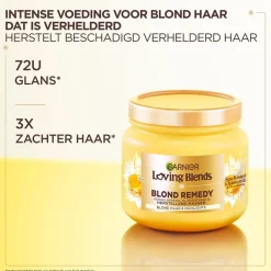 Garnier Blond Remedy Sun-Kissed Chamomile & Bloemenhoning Herstellend Masker|Loving Blends Best
