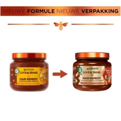 Garnier Hair Remedy Honing Goud Herstellend Haarmasker|Loving Blends Clearance