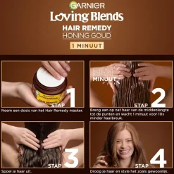 Garnier Hair Remedy Honing Goud Herstellend Haarmasker|Loving Blends Clearance