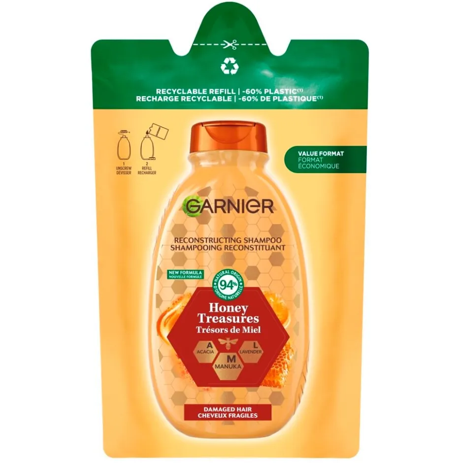 Garnier Honing Goud Shampoo Refill|Loving Blends Online