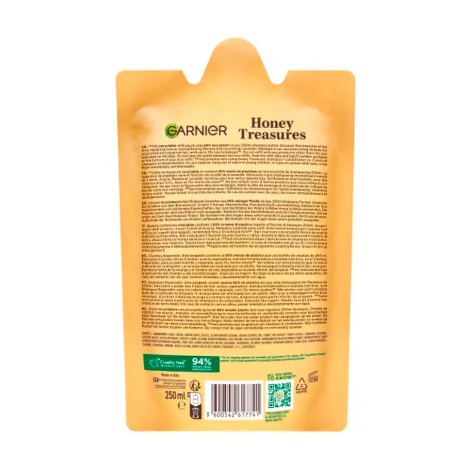 Garnier Honing Goud Shampoo Refill|Loving Blends Online