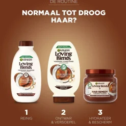 Loving Blends Garnier Kokosmelk & Macadamia Haarmasker< Haarmasker