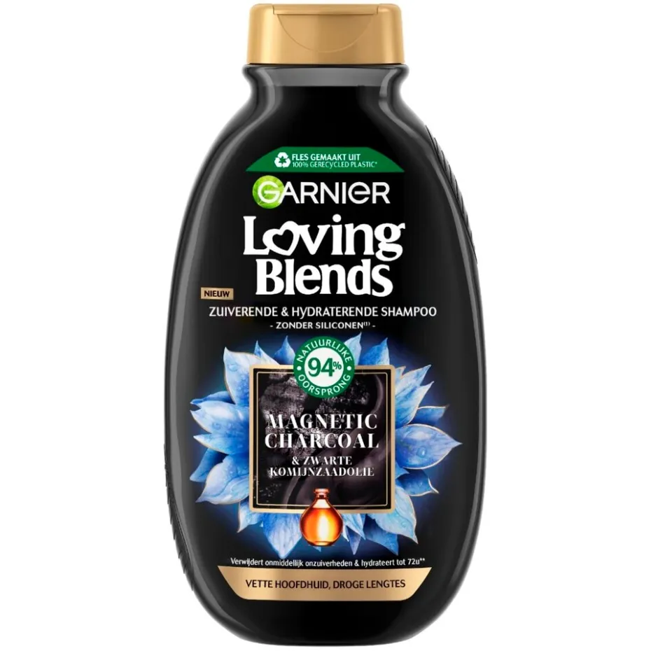 Garnier Magnetic Charcoal Shampoo|Loving Blends