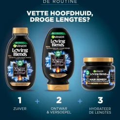 Garnier Magnetic Charcoal Shampoo|Loving Blends