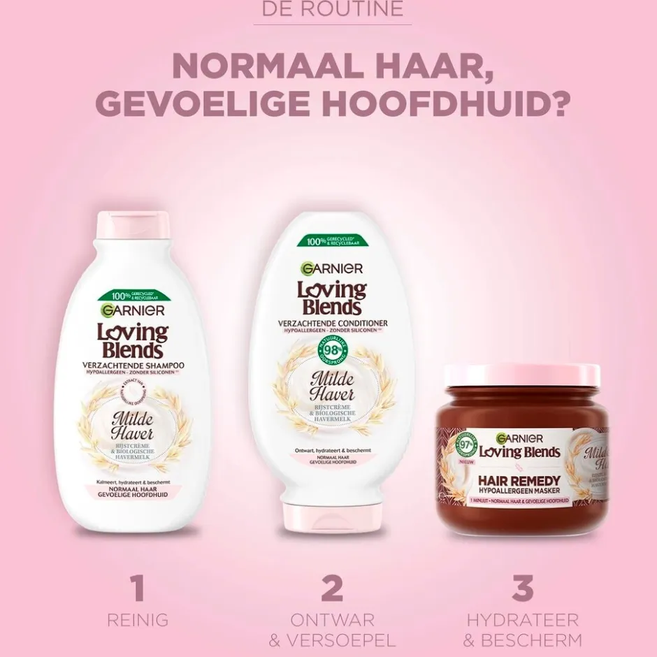 Loving Blends Garnier Milde Haver Conditioner< Conditioner