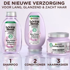 Loving Blends Garnier Rice Water Infusion & Zetmeel Gladmakende Shampoo< Shampoo