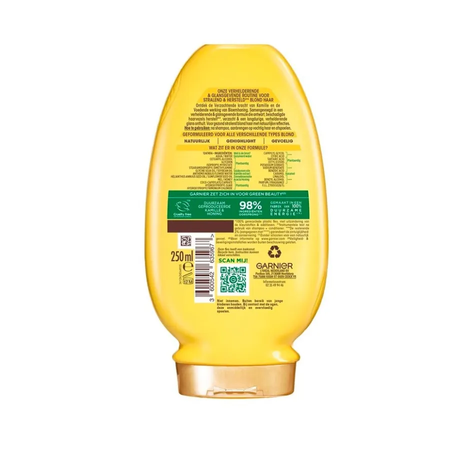Garnier Sun-Kissed Chamomile & Bloemenhoning Verhelderende & Glansgevende Conditioner|Loving Blends Online