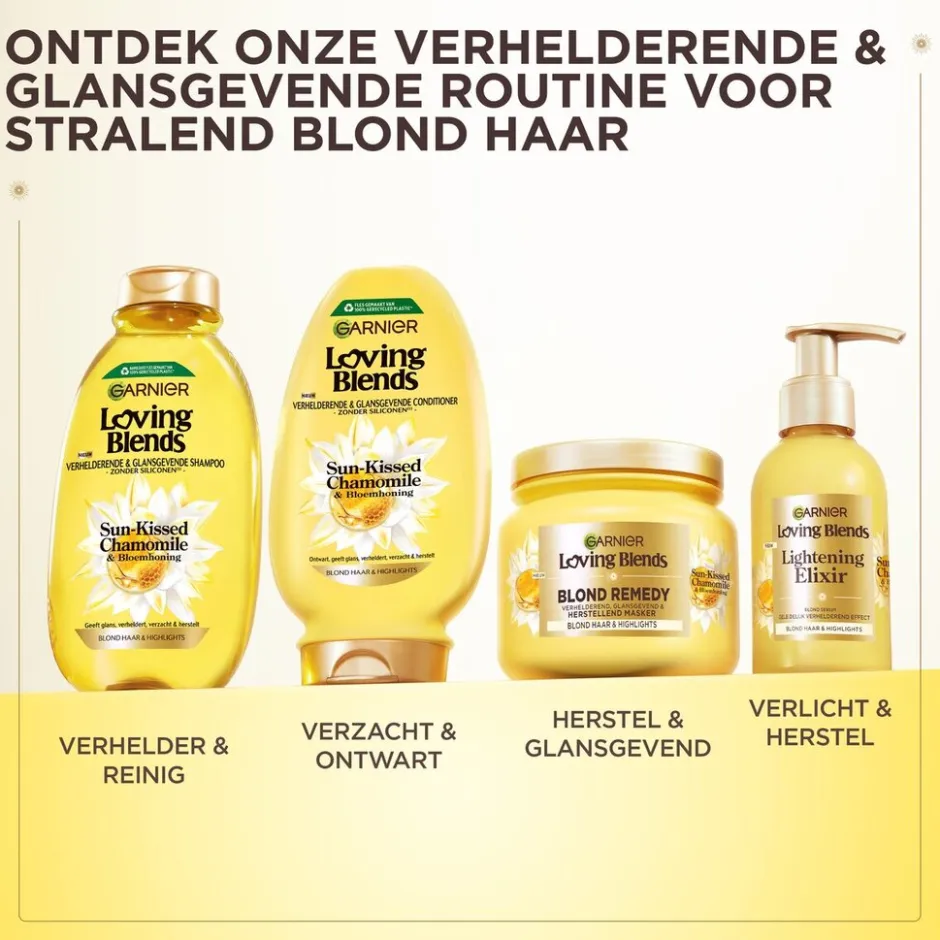 Garnier Sun-Kissed Chamomile & Bloemenhoning Verhelderende & Glansgevende Conditioner|Loving Blends Online