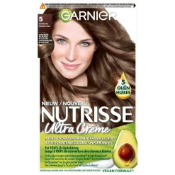 Nutrisse Garnier Ultra Crème 5 Lichtbruin Permanente Haarkleuring< Haarverf