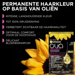 Olia Garnier 6.60 Intens Rood Permanente Crèmekleuring< Haarverf