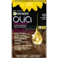 Olia Garnier 5.3 Licht Goudbruin Permanente Haarkleuring< Haarverf