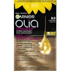 Garnier 8.0 Lichtblond Permanente Haarkleuring|Olia Outlet