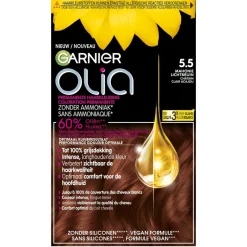 Garnier 5.5 Mahonie Lichtbruin Permanente Haarkleuring|Olia Best