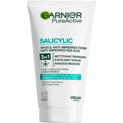 Garnier Skin Naturals Garnier Pure Active Anti-Puistjes 3-in-1 Klei< Gezichtsreiniging